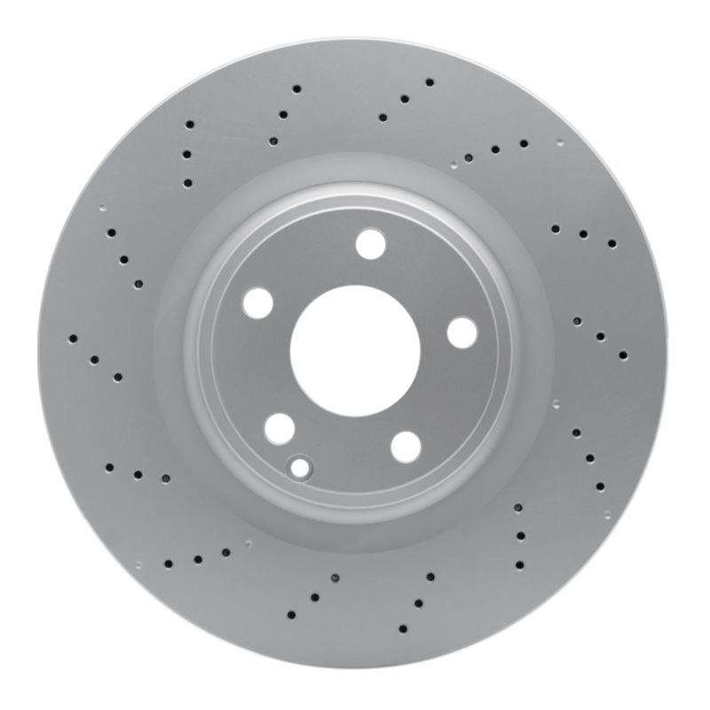 Mercedes-Benz SLK300 Brake Rotor (1) - Front - R1 Concepts - GeoSPEC Coated - Drilled - `12-`20
